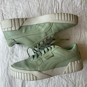Puma Women's Low-Top Sneakers in Mint Green
